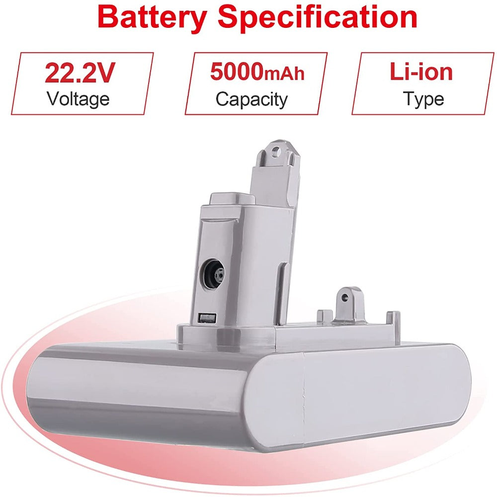 Batterie compatible avec Dyson DC31, DC34, DC44, 17083-2811, 22.2