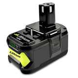 HOMEDAS P108 5.0Ah 18V Li-ion Replacement Battery for Ryobi,Cordless Power Tools Battery with LED Indicator,Compatible with Ryobi 18V Battery P107 P106 P105 P104 P103 P102