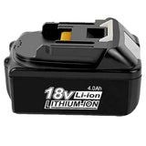 HOMEDAS 18V 4.0Ah Replacement Battery for Makita 18V Li-ion Battery BL1840B BL1850B BL1860B BL1830B BL1845 LXT-400 with LED indicator for Makita 18V Battery