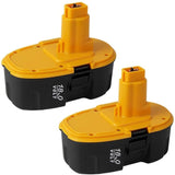 HOMEDAS【2 Pack】DC9096 18V 3.0Ah Ni-Mh Replacement Battery for Dewalt DC9096 DE9098 DE9095 DE9096 DW9096 DW9095 DW9098 Replacement for Dewalt 18V battery