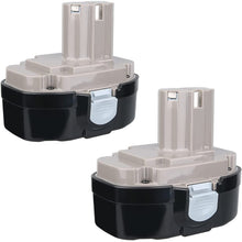 Load image into Gallery viewer, HOMEDAS 2 Pack 18V 4.6Ah NiMh Battery Replacement for 18V Battery PA18 1822 1823 1833 1834 1835 1835F 192828-1 192829-9 193061-8 193102-0 193140-2 193159-1 193783-0 for PA18 1822 Batteries