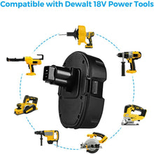 Load image into Gallery viewer, HOMEDAS 2 Packs 18V 3000mAh DC9096 Ni-MH Battery Replacement for Dewalt 18V Batteries DC9096 DE9098 DE9095 DE9096 DW9096 DW9095 DW9098 fit for Dewalt 18v Tool Battery