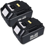 HOMEDAS 2 X BL1815 18V 3.0Ah Lithium Replacement Batteries for Makita 18V Batteries BL1850 BL1850B BL1860 BL1860B BL1840 BL1840B BL1830B BL1830 BL1835 BL1845 LXT-400 194204-5 for Makita Battery