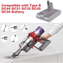 Load image into Gallery viewer, HOMEDAS 22.2V 5.0Ah DC31 Type B Li-ion Battery Replacement for Dyson Type B Handheld Vacuum Cleaner Battery DC35 DC44 DC45 17083-04 917083-01 17083-2811 18172-01-04 17083-4211 (Not for Type A)