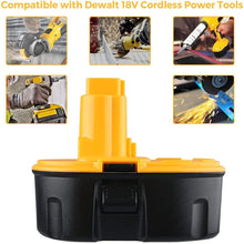 Load image into Gallery viewer, HOMEDAS Replacement for Dewalt 18V 3.0Ah Ni-MH Replacement Battery for Dewalt DC9096 DE9039 DE9095 DE9096 DE9098 DE9503 DW9095 DW9096 DW9098 DC618